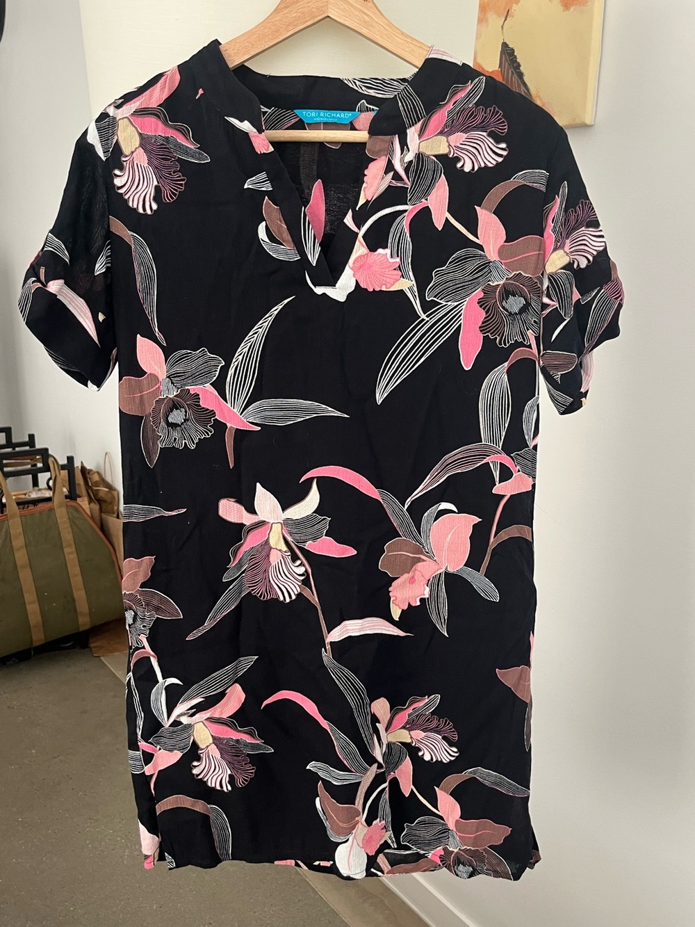 Tori Richard Honolulu Floral Print Dress